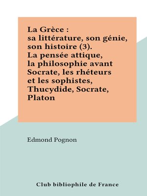 cover image of La Grèce